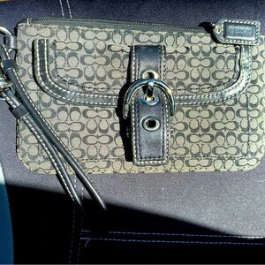 Coach wristlet/clutch